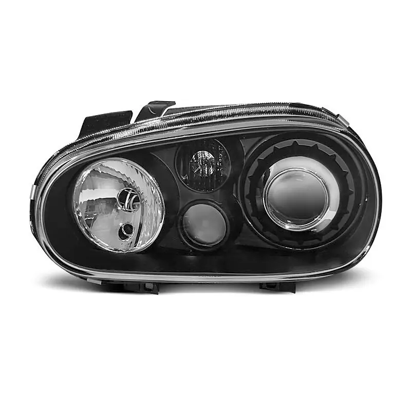 Certifié PHARES SPORT NOIR POUR VW GOLF 4 09.97-09.03