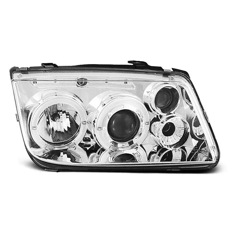 Jusqu’à Épuisement Des Stocks PHARES ANGEL EYES CHROME POUR VW BORA 09.98-07.05