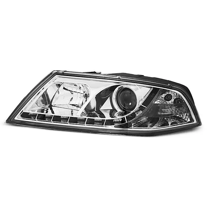 Authentique PHARES XENON DAYLIGHT CHROME POUR SKODA OCTAVIA 2 03.04-08
