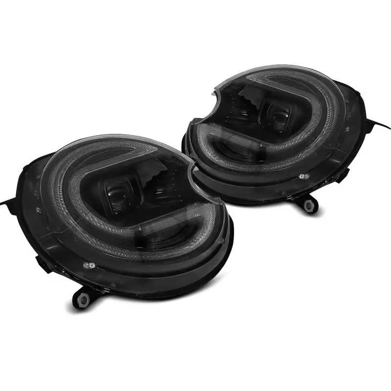 Commander Maintenant PHARES TUBE LUMINEUX NOIR LED HID POUR BMW MINI (COOPER) 06-14