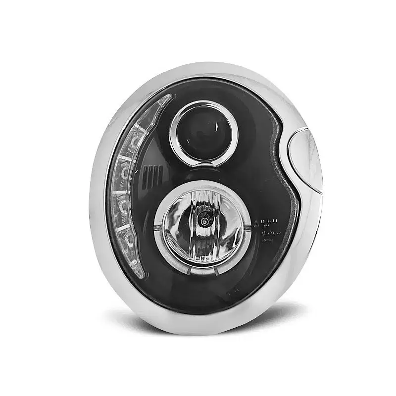 FEUX DE PROJECTEUR NOIR CLAIR POUR BMW MINI (COOPER) 05.01-10.06 Pas Cher