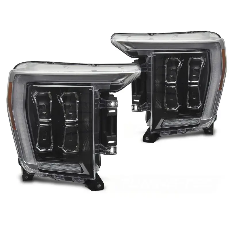 Meilleur Prix LED HEADLIGHTS BLACK DRL POUR FORD F150 MK14 20-23