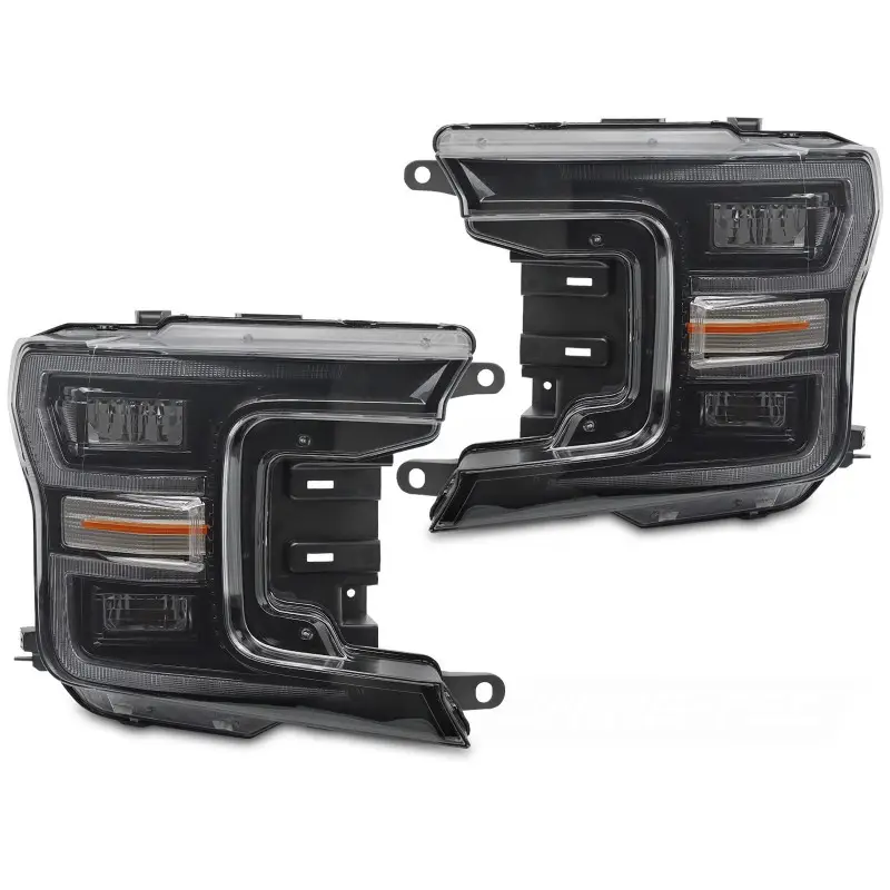 LED HEADLIGHTS BLACK DRL SEQ POUR FORD F150 MK13 17-20 Prix Bas