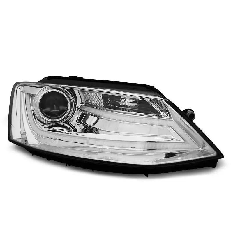 Prix Bas PHARES TUBE LUMINEUX CHROME POUR VW JETTA VI 1.11-18