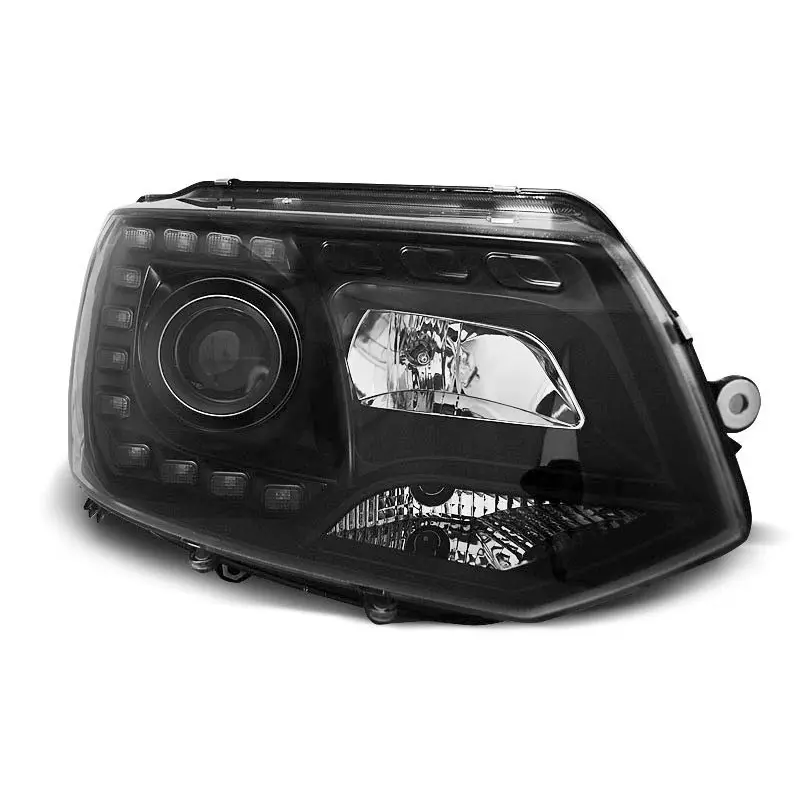 FEUX DE PROJECTEUR NOIR POUR VW T5 2010-2015 Nouveauté