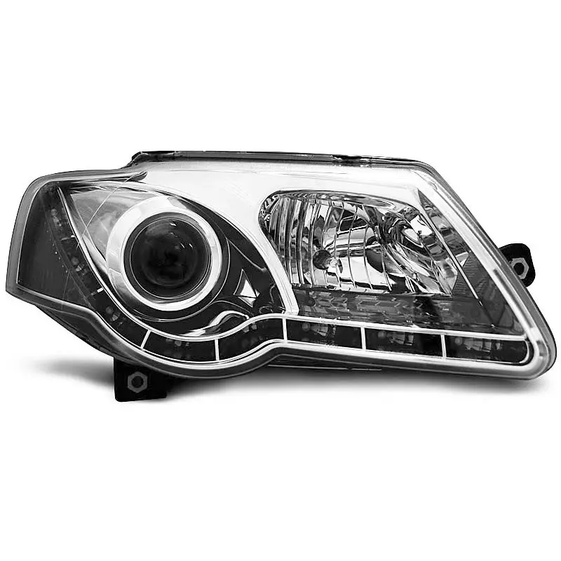 FEUX DE ROUGE VRAI DRL CHROME POUR VW PASSAT B6 3C 03.05-10 Meilleur Choix