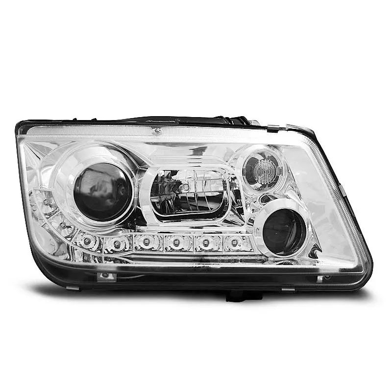 Nouvelle Collection PHARES AVANT DAYLIGHT CHROME POUR VW BORA 09.98-05.05