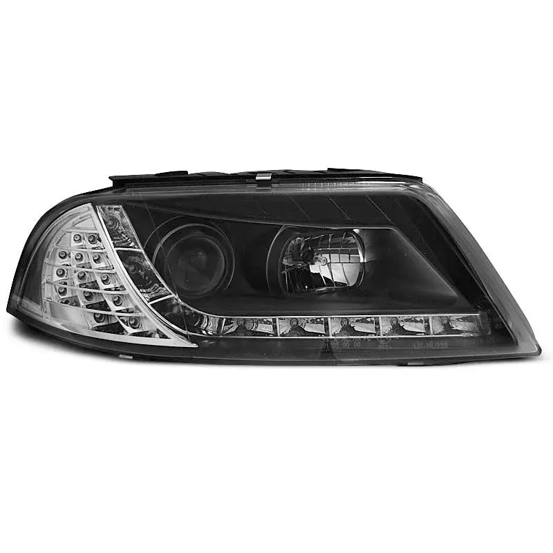 PHARES NOIRS DAYLIGHT POUR VW PASSAT 3BG B5 FL 09.00-03.05 Populaire