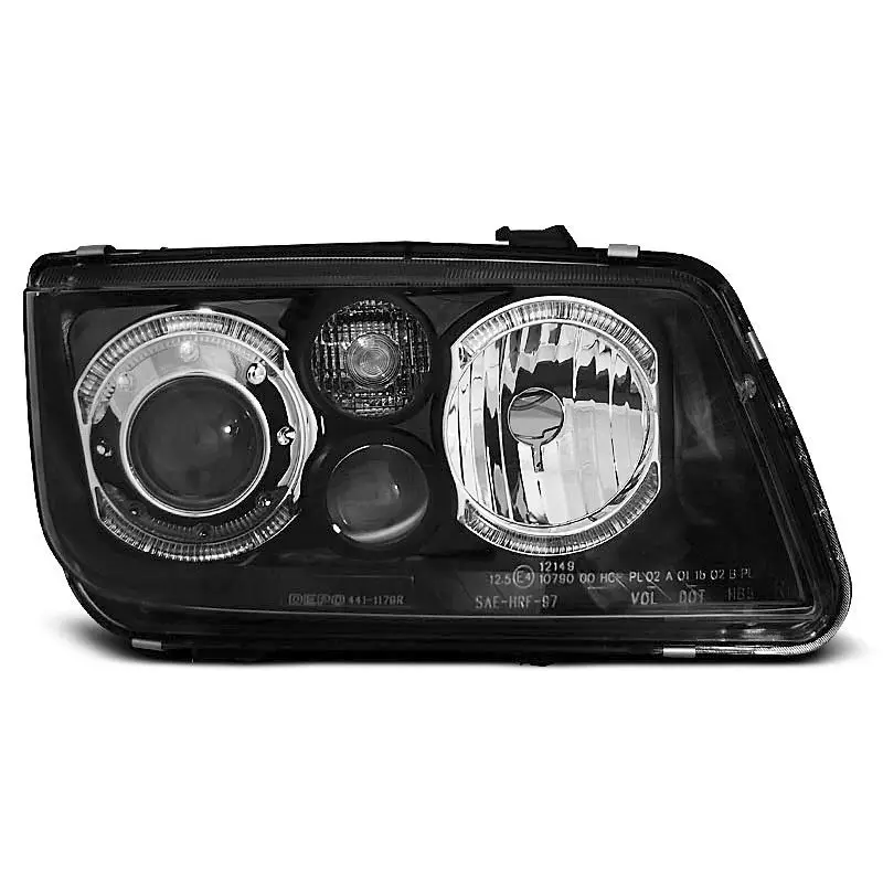 Top Vente FEUX DE ROUGE ANGEL EYES NOIR POUR VW BORA 09.98-07.05
