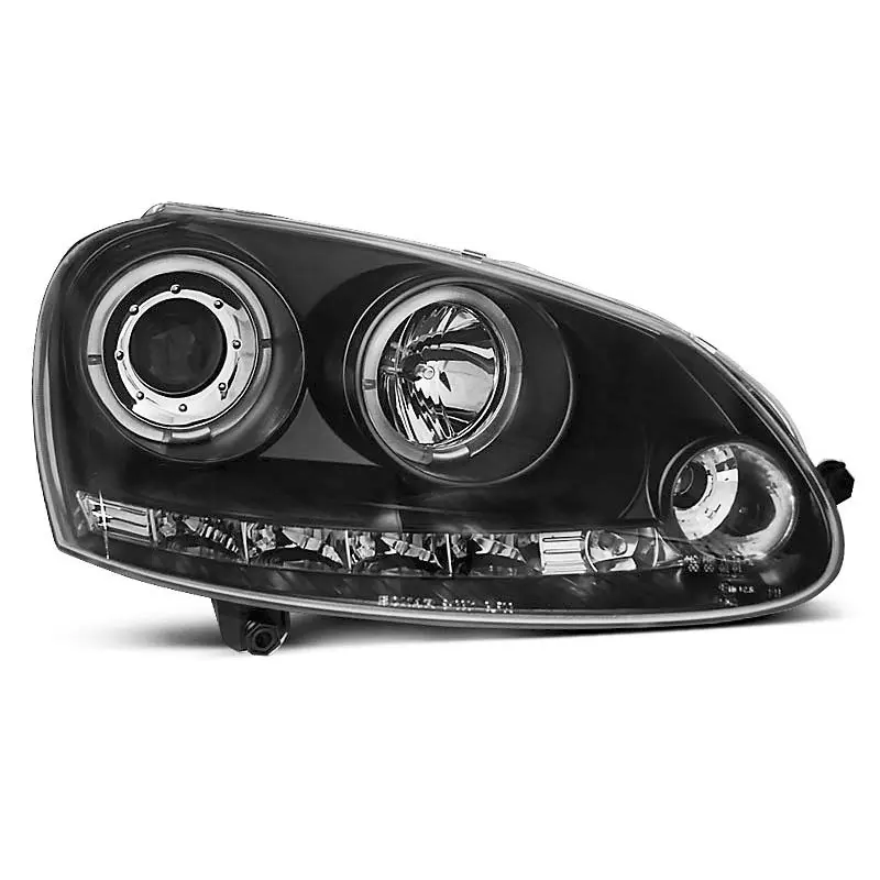 Soldes FEUX DE ROUGE ANGEL EYES NOIR POUR VW GOLF 5 10.03-09