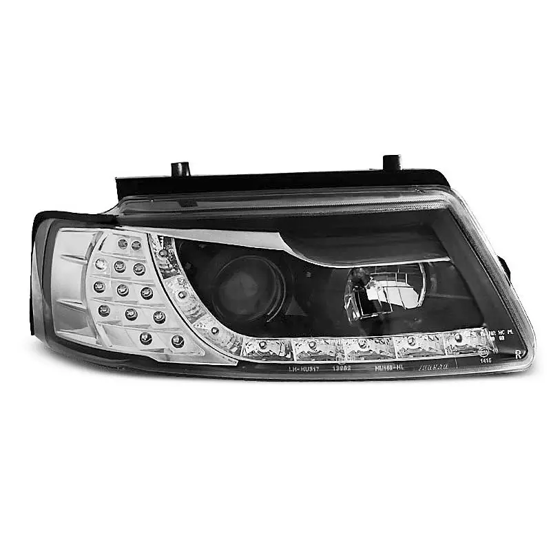 PHARES NOIRS DAYLIGHT POUR VW PASSAT B5 11.96-08.00 Livraison Express