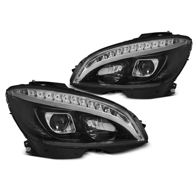 FEUX DE ROUGE TUBE LUMINEUX NOIR SEQ POUR MERCEDES W204 07-10 Prix Promo