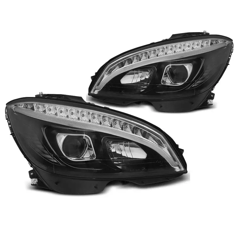 FEUX DE ROUGE TUBE LUMINEUX NOIR POUR MERCEDES W204 07-10 Commander Vite