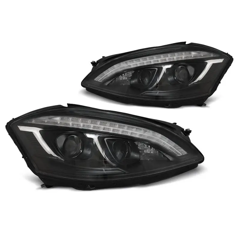 Haute Qualité PHARES XENON DAYLIGHT BLACK POUR MERCEDES W221 05-09