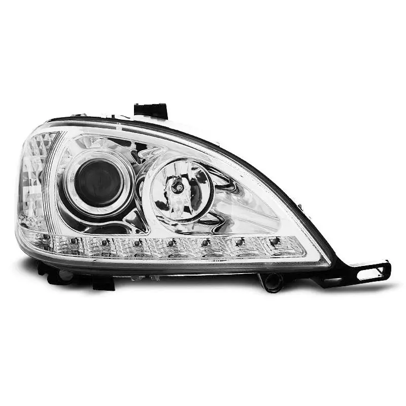 Retour Gratuit FEUX DE JOUR CHROME POUR MERCEDES W163 ML M-KLASA 09.01-05