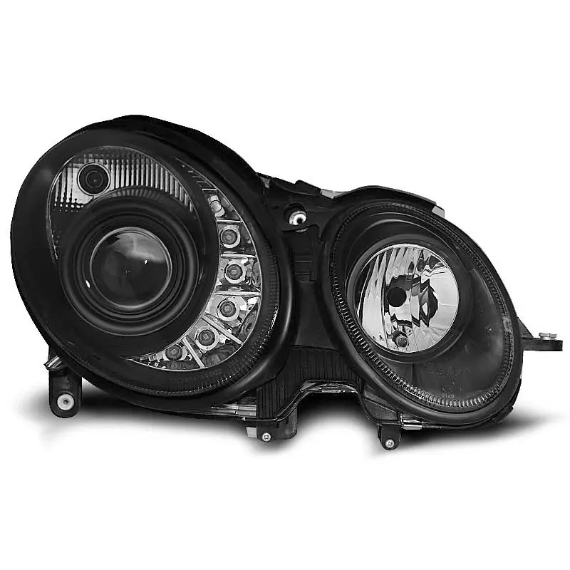 Nouveauté PHARES NOIRS DAYLIGHT POUR MERCEDES W211 E-KLASA 03.02-04.06