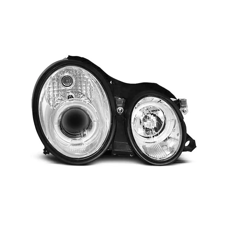 PHARES ANGEL EYES CHROME POUR MERCEDES W208 CLK 03.97-04.02 Populaire