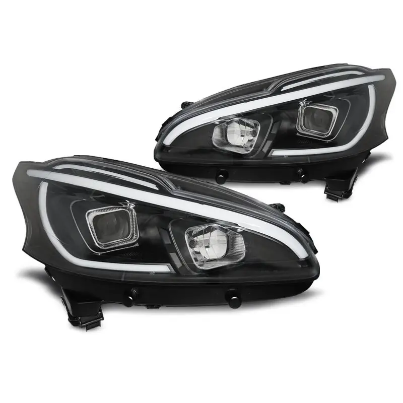 Retour Gratuit PEUGEOT 208 4.12-06.15 TUBE LUMINEUX NOIR