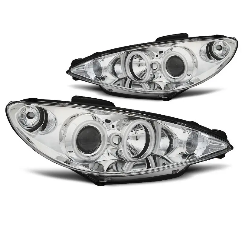 Bon Marché PEUGEOT 206 02- ANGEL EYES CHROME CCFL