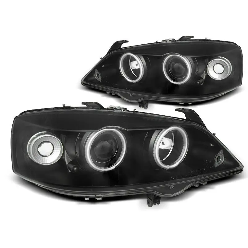 OPEL ASTRA G 09.97-02.04 YEUX D'ANGE CCFL NOIR Retour Gratuit
