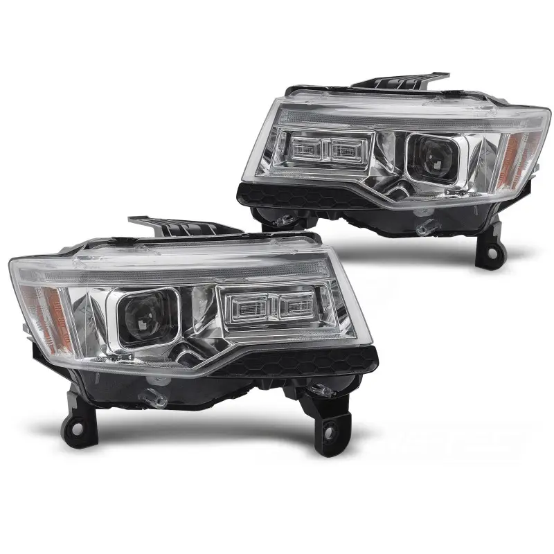 CHRYSLER JEEP GRAND CHEROKEE 14-21 CHROME TUBE LIGHT SEQ HID Offre Du Jour