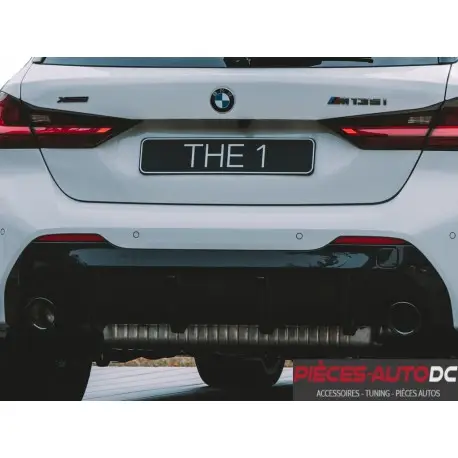 Dernier Modèle EMBOUT D'ÉCHAPPEMENT CHOME NOIR PACK M POUR BMW SÉRIE 1 F40 M135I - M35I (19-)