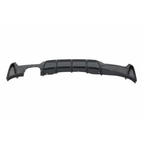 Remise DIFFUSEUR DE PARE CHOC ARRIERE M-PERFORMANCE NOIR BRILLANT BMW SERIE 4 F32/F33/F36 (13-19) - DOUBLE SORTIE GAUCHE