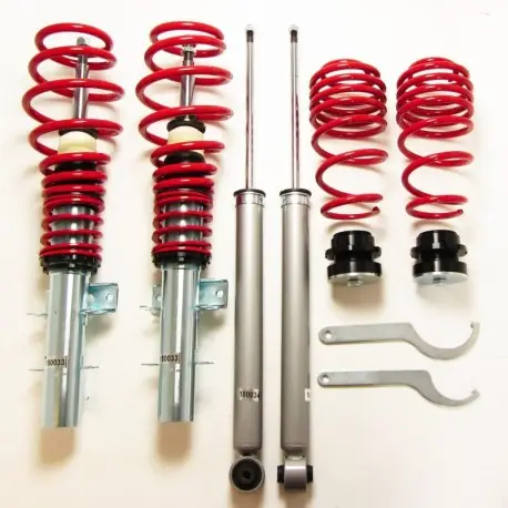 KIT COMBINÉ FILETÉ JOM RED LINE POUR VW POLO 9N/9N3 (01-09) 1.2/ 1.4/ 1.6/ 1.8T & 1.4 TDI/ 1.9SDI/ 1.9TDI Expédié Aujourd’hui