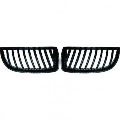 Bon Marché SET CALANDRE LOOK CARBONE BMW SÉRIE 3 (05-08) E90 - E91 (BERLINE - TOURING)