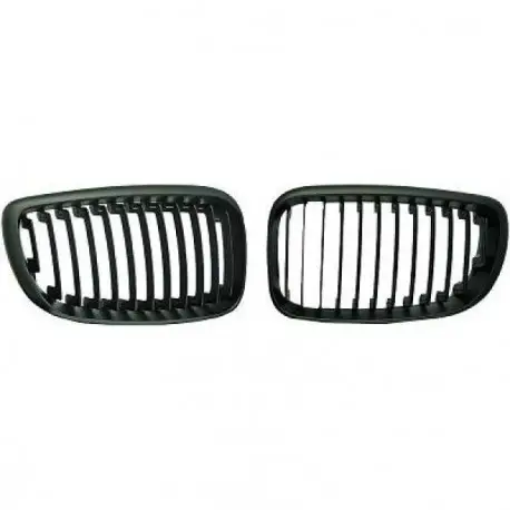 SET CALANDRE NOIR MAT BMW SÉRIE 1 E81 E87 LCI SAUF PACK M & TOUTES E82 & E88 & 1M (08-11) Solde