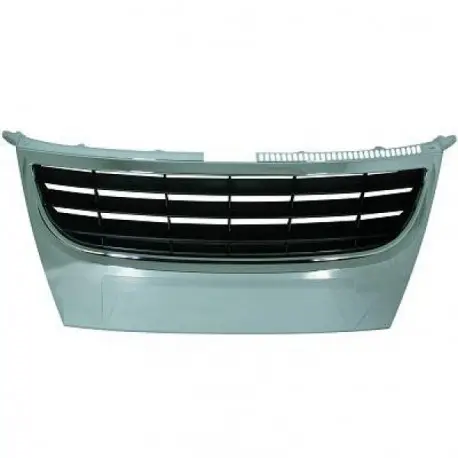 CALANDRE SANS SIGLE POUR TOUTES VW TOURAN (06-10) - FINITION : CHROME - NOIR - LOOK PREMIUM Meilleur Choix