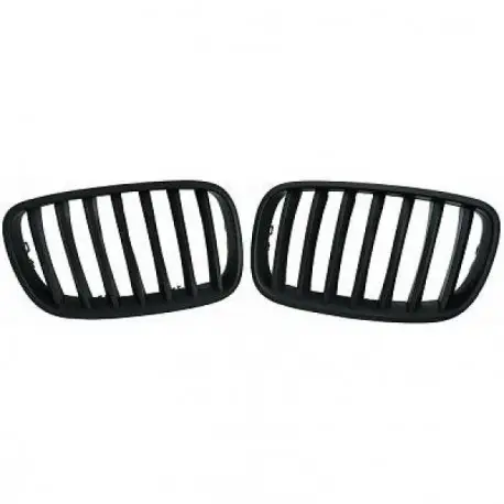 Nouvelle Collection SET CALANDRE NOIR MAT - GRILLE BMW X5 E70 - X6 E71 (07-13)