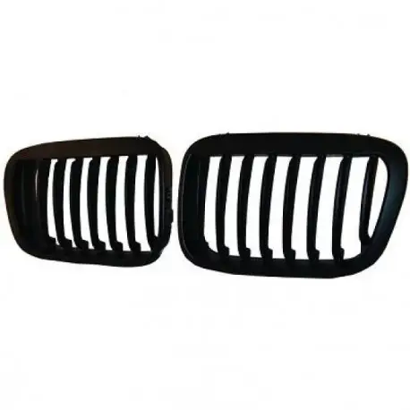 SET CALANDRE NOIR MAT - GRILLE BMW E46 (98-01) BERLINE - TOURING & COMPACT (01-05) Haute Qualité