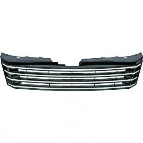 Commander Vite CALANDRE SANS SIGLE POUR TOUTES VW PASSAT 3C B7 (10-14) - FINITION : NOIR LISERET CHROME - LOOK PREMIUM
