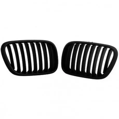 Dernier Modèle SET CALANDRE NOIR MAT - GRILLE BMW X5 E53 PHASE 1 (99-03)