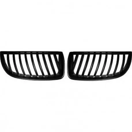 Populaire SET CALANDRE NOIR MAT - GRILLE BMW SÉRIE 3 (05-08) E90 - E91 (BERLINE - TOURING)