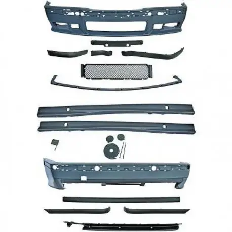 KIT COMPLET LOOK PACK M BMW E36 (PARE CHOC AVANT,ARRIÈRE,BAS DE CAISSE) Seulement Aujourd’hui