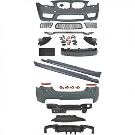 Prix Choc KIT COMPLET LOOK M5 POUR BMW SÉRIE 5 F10 BERLINE (10-13) PARE-CHOCS AVANT-ARRIÈRE-BAS DE CAISSE