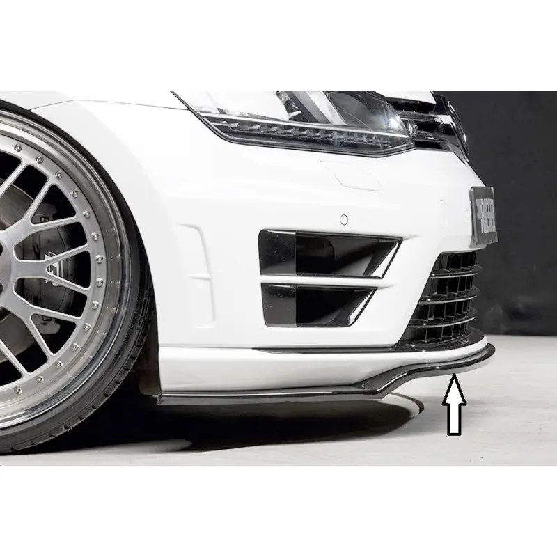 Commander Vite LAME AVANT RIEGER POUR VW GOLF 7 (12-17) R-LINE - GOLF 7R - PHASE 1 - NOIR BRILLANT