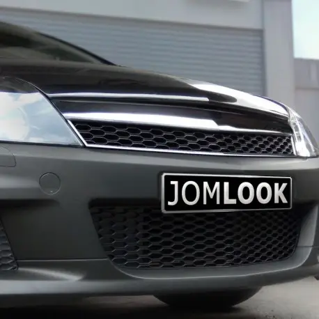 CALANDRE JOM,LOOK SPORT, OPEL ASTRA H 3 PORTES (04-09) , CHROME / NOIR Livraison Gratuite
