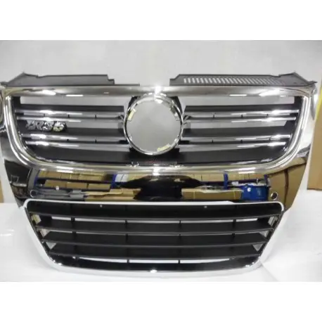 CALANDRE LOOK R36 USA FULL CHROME VW PASSAT 3C B6 (05-10) AVEC PARE CHOC R36 RÉPLIQUE OU ORIGINAL - FINITION CHROME US Offre Du Jour