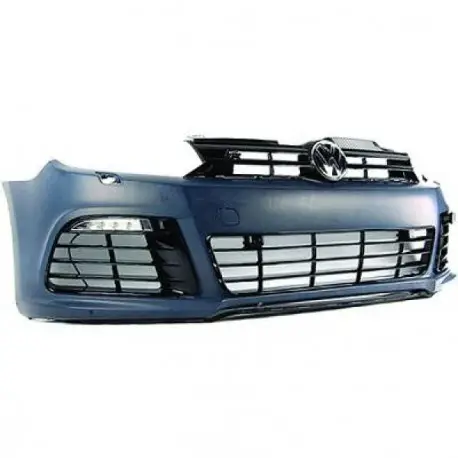 PARE CHOC AVANT LOOK R20 COMPLET VW GOLF 6 (08-12) & VARIANT (09-12) & CABRIO (11-15) SANS PDC - AVEC DRL Acheter En Ligne
