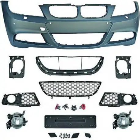 PARE CHOC AVANT PACK M BMW SÉRIE 3 E90 E91 BERLINE - TOURING LCI (08-11) - POUR PDC Offre Exclusive