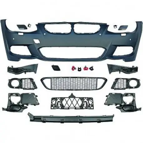 PARE CHOC AVANT DESIGN LOOK PACK M BMW E92/E93 LCI (10-14) - COUPE - CABRIOLET - PHASE 2 - POUR LAVE-PHARE - AVEC PDC Meilleur Prix