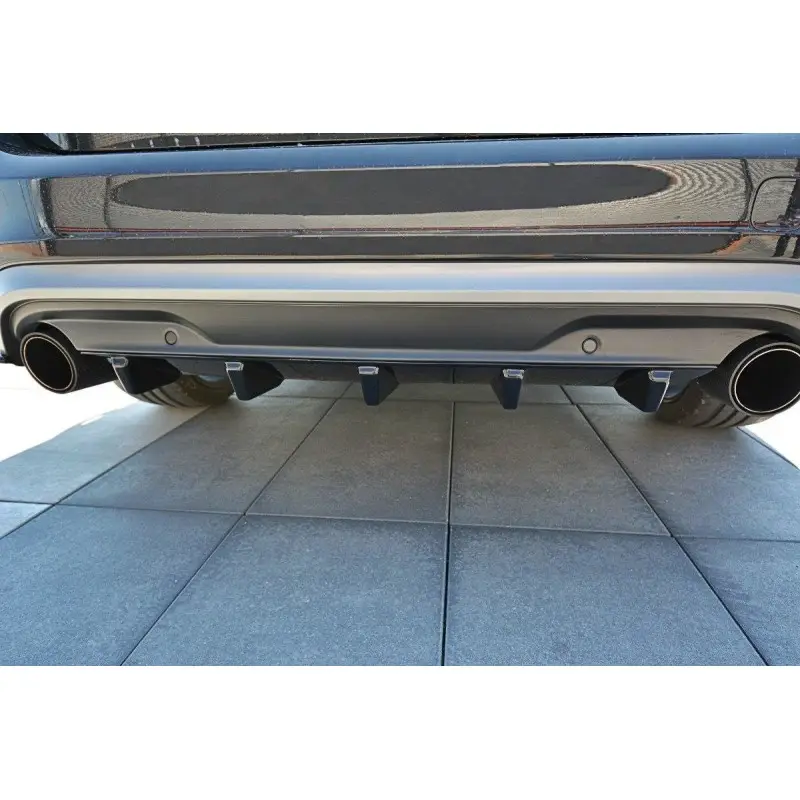 Satisfait Ou Remboursé RAJOUT DU PARE-CHOCS ARRIERE VOLVO V60 POLESTAR FACELIFT - MAXTON DESIGN - FINITION NOIR BRILLANT