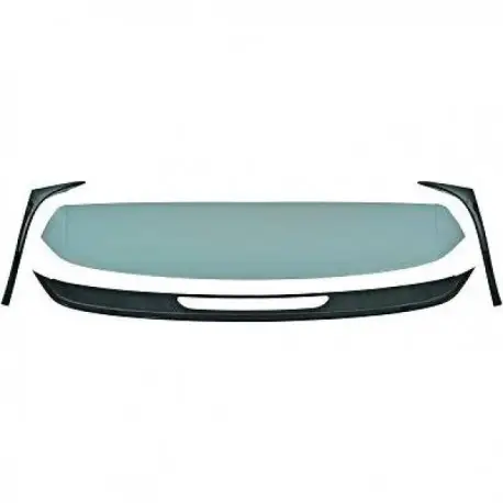 Offre Spéciale SPOILER DE COFFRE LOOK GTI GTD R20 R-LINE POUR VW GOLF 7 (12-19) - AVEC MOULURE NOIR