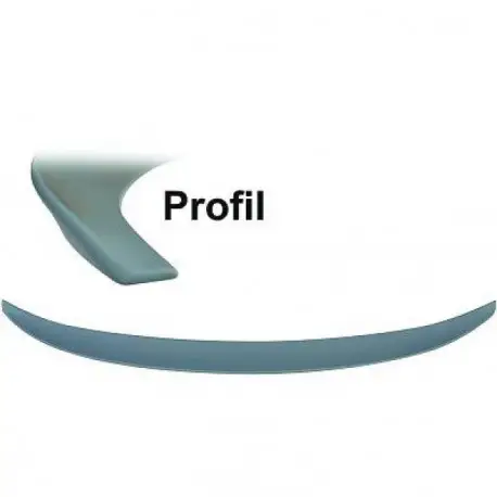 SPOILER DE COFFRE - LAME ARRIERE BMW SERIE 4 F32 COUPE (14-19) - LOOK PERFORMANCE - NOIR MAT A PEINDRE Offre Du Jour