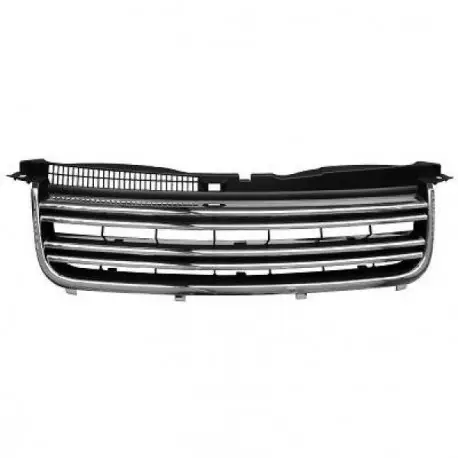 Livraison Express CALANDRE SANS SIGLE POUR TOUTES VW PASSAT 3BG (00-05) - FINITION : NOIR - 2 DOUBLE LISERET CHROME