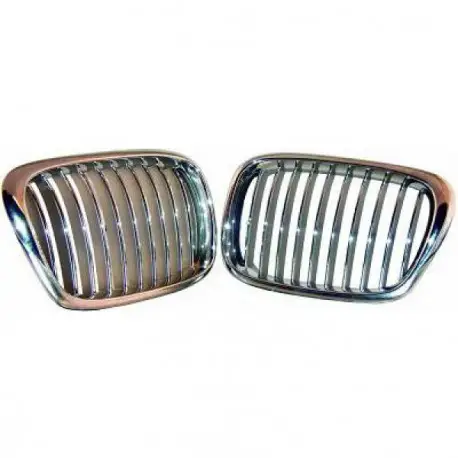 Offre Du Jour SET CALANDRE CHROME - GRILLE BMW SÉRIE 5 E39 (95-03) BERLINE - TOURING