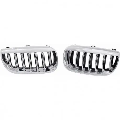 Populaire SET CALANDRE CHROME - GRILLE BMW X3 E83 PHASE 1 (03-07)